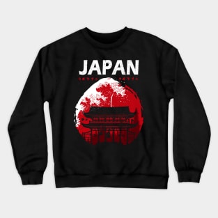 Japan Wave temple Crewneck Sweatshirt